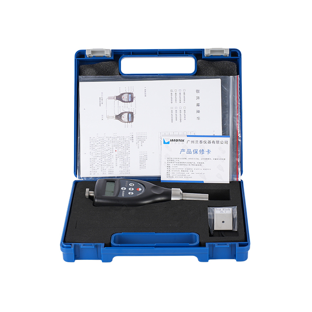 LANDTEK Digital Display Shore Durometer HT-6510 Series Portable Aluminum Alloy Shore Hardness Tester 1-Year Warranty for