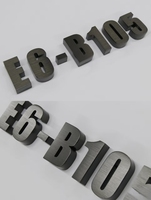 DakeSign OEM Factory Direct Lettres découpées 3D en acier inoxydable personnalisables pour les constructeurs automobiles, les hôpitaux, garantie 5 ans