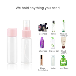 Plastic Bottle Packaging Set for Cosmetic Transparent Round Plastic Bottle Packaging Set 30ml 10g Plastic Bottle Packaging Set - Product Image 4