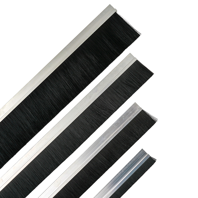 New Condition Industrial Aluminium Alloy Strip Brush Made From Durable Nylon Material for Cleaning Equipment Parts