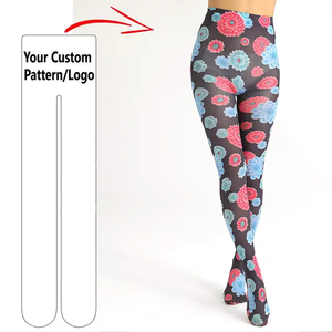 Thiết Kế In Ấn Hợp Thời Trang Sheer <span class=keywords><strong>Stocking</strong></span> Mô Hình Lạ Mắt Ống Liền Mạch Pantyhose Vớ - Product Image 2