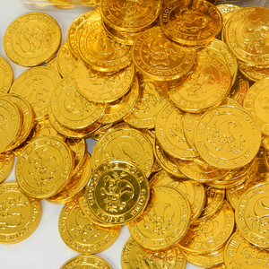 Chocolate Agridulce de Primera Calidad a Precio Fascinante, Suministro de Fábrica, para Empaque de Regalo, Forma de Moneda de Oro Sólido - Product Image 2