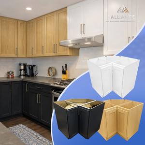 Base giratoria Lazy Susan LS33-LS36 para gabinete de esquina de cocina |   Ideal para contratistas de renovaciones y constructores de proyectos |   Gabinete RTA Shaker - Product Image 1