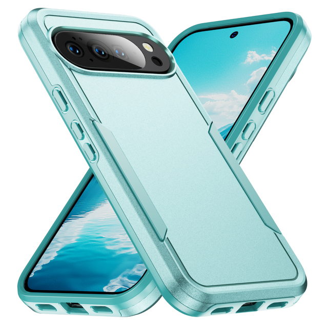 Heavy Duty Case for Google Pixel 11 Pro XL Dual Layer Impact Absorbing Phone Cover for Pixel 10 Pro 10A 9A 9 Pro 8 8A 7 7A