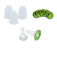 DD3190 50 pièces système de culture hydroponique à partir éponges de croissance paniers étiquettes accessoires de jardin Kit de gousses de graines