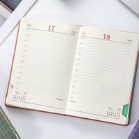 Agenda professionnel 2007 en version anglaise, couverture en simili cuir, calendrier hebdomadaire A5 en espagnol