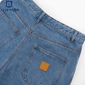 नीले रंग की टीम. टी. डेनिम जींस का निर्माण धुले नीले रंग का डेनिम काम पुरुषों के लिए जींस - Product Image 6