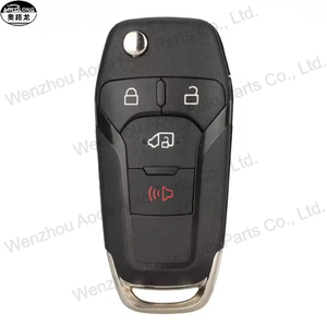 Bon prix coque de clé de véhicule 3 + 1 boutons coque de clé de voiture à distance housse pour <span class=keywords><strong>Ford</strong></span> F150 F250 F350 - Product Image 1