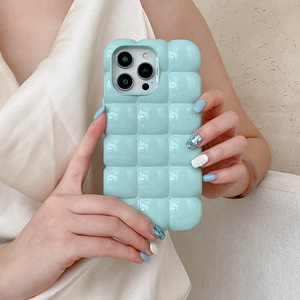 Nuova Cover per iPhone 16 15 14 13 12 11 Pro Max 2025, Design Carino e Alla Moda, Colori Caramella, Effetto Blocco di <span class=keywords><strong>Cioccolato</strong></span>, 3D <span class=keywords><strong>Lucida</strong></span> - Product Image 2