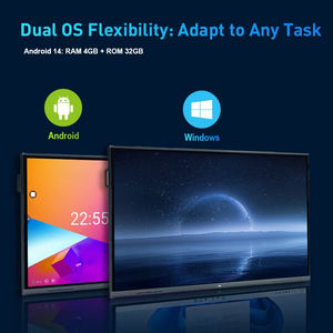 Tableau blanc interactif Android <span class=keywords><strong>14</strong></span> IFPD, écran LCD 4K HD, tableau interactif électronique, Smart TV pour l'éducation, panneau de classe en stock - Product Image 4