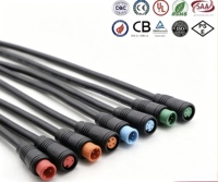 Sensor Rem Sepeda Listrik Skuter M8 2 3 4 5 6 Pin Core Julet Kabel Konektor Tahan Air Kabel Harness