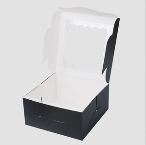 <span class=keywords><strong>Sorpresa</strong></span> plegable pastel postre cajas regalo venta al por mayor de cartón para llevar reciclable lámina de oro - Product Image 5