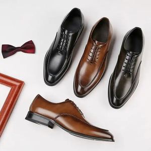 Chaussures en cuir pour hommes, style vintage, sport, haute qualité, vente chaude, Zapatos De Cuero - Product Image 2
