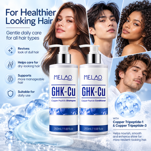 Champú y Acondicionador con Keratina y Tripéptido-1 de Cobre de Marca Blanca, Set de Cuidado Capilar Sin Crueldad con Biotina y Péptidos - Product Image 5