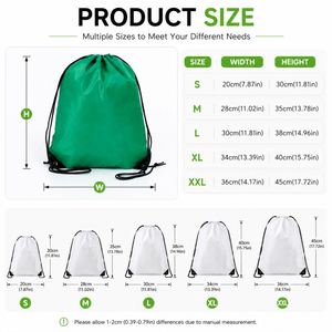 Custom Printing Logo Lightweight Polyester <b>Drawstring</b> <b>Backpack</b> Gym Sack Sports Bag Promotional Gift School Travel Cinch Bag - Product Image 5