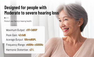 Écouteurs RIC professionnels à 16 canaux, rechargeables, programmables via application intelligente, compatibles Bluetooth, pour la surdité – Fabricant - Product Image 4