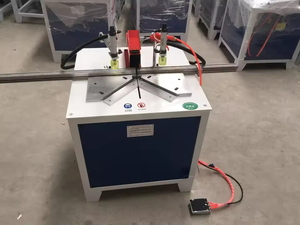 Material de puerta y ventana de madera de imitación, material de PVC de aluminio europeo, marco de fotos de producto, máquina de corte en ángulo de 45 grados - Product Image 5