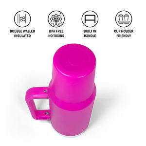 En Existencia en Almacén de EE. UU., Vaso Térmico de Acero Inoxidable de Doble Pared con Diseño Holográfico de Leopardo, 40 oz, con Asa y Pajita, Regreso a Clases - Product Image 5