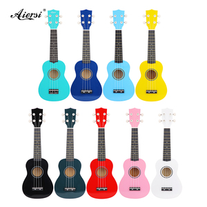 Venta al por mayor precio barato soprano color <span class=keywords><strong>ukelele</strong></span> tilo 21 pulgadas estudiante uku logotipo personalizado de Aiersi marca música hecha en China - Product Image 1