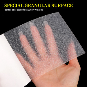 Protections de semelle de chaussure en caoutchouc transparentes YNBG D05 à motif diamant mat <span class=keywords><strong>antidérapantes</strong></span> résistantes à l'usure invisibles pour talons hauts 1 mm d'épaisseur - Product Image 4