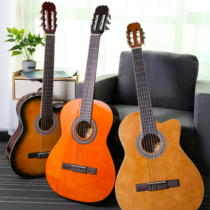 Fábrica <span class=keywords><strong>de</strong></span> Guitarras en China, Venta al por Mayor <span class=keywords><strong>de</strong></span> Guitarras Clásicas para Principiantes en Varios Tamaños, <span class=keywords><strong>Guitarra</strong></span> Acústica para Estudiantes - Product Image 2