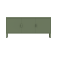 Mueble para TV Extra Grande de Metal con 4 Puertas, Color Personalizado, Diseño Moderno para Sala de Estar y Uso en Hoteles, Aparador de Almacenamiento