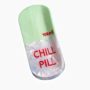 Lustige Haarklammer in Pillenform aus Acetat, Niedliche Rutschfeste Haarklammer für Frauen und Mädchen, <span class=keywords><strong>Kawaii</strong></span> Herz-, Gehirn- und Augen-Clips - Product Image 5