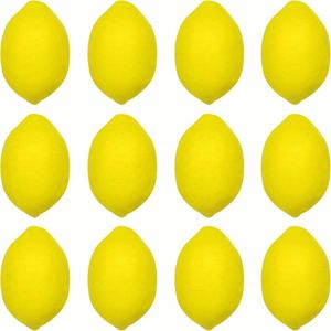 ลูกบอลของเล่นนุ่มรูปผลเลมอน โฟม PU พิมพ์โลโก้ได้ บรรเทาความเครียด ของขวัญส่งเสริมการขาย ปรับแต่งสีและขนาดได้ทุกแบบ สำหรับทุกเพศ - Product Image 2