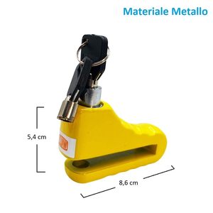 Motorcycle Disc <b>Lock</b> Metal 120cm Orange Memory <b>Cable</b> Automatic Closure Bicycle Security - Product Image 2