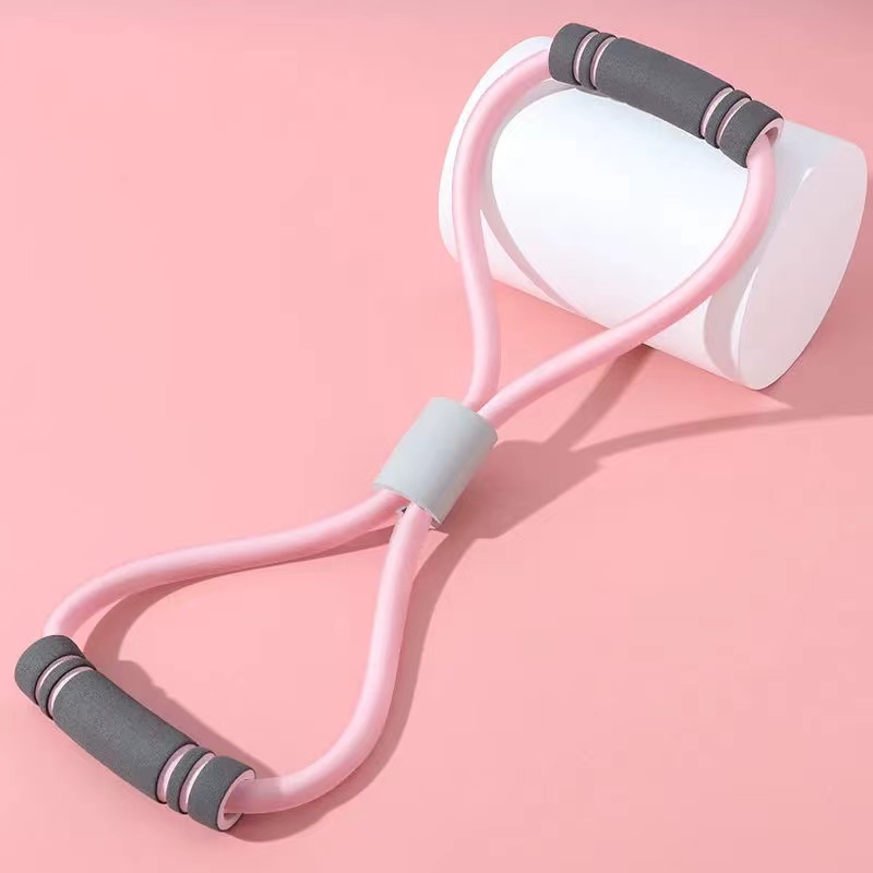 8-образная тренировочная веревка для йоги, фитнеса, тянущаяся эластичная лента