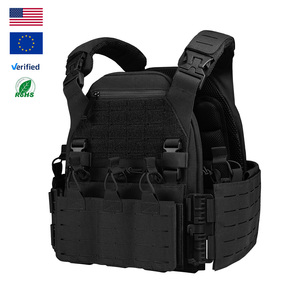 Gilet Tactique Porte-Plaques PTG en Nylon 500D pour Homme, Protection d'Extérieur, Gilet Lesté pour Chasse et Tir Personnalisé - Product Image 1