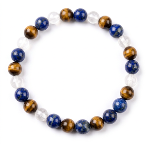 Multi Stone Gemstone Seawater Pearl <b>Beaded</b> <b>Bracelets</b> Healing Energy Unisex Crystalexport.com Gift Jewelry Claw Setting Gujarat - Product Image 1