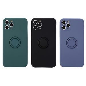 Custodia per <span class=keywords><strong>cellulare</strong></span> con <span class=keywords><strong>Cover</strong></span> posteriore antiurto per fotocamera con anello magnetico in TPU di colore morbido di nuova moda per iPhone 12 11 Pro Max - Product Image 2