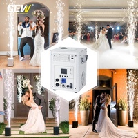 Machine à étincelles froides sans fil 750W, machine à étincelles froides DMX sans fil, machine à étincelles blanches pour mariage, scène, fête, club