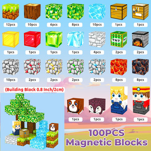 <span class=keywords><strong>100Pcs</strong></span> Xây Dựng Từ Khối Cho Trẻ Em Để Xây Dựng Cube Gốc Trò Chơi Đồ Chơi Cho Quà Tặng Sinh Nhật Cho Bé Trai Và Bé Gái - Product Image 2