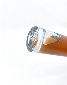 Bottiglia in Vetro Trasparente Opaco/Satinato Sottile e Alta con Tappo in Sughero per Liquori e Whisky (Varie Capacità) - Product Image 4