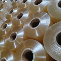 Film d'emballage alimentaire transparent de qualité alimentaire en PVC pour la vente en gros