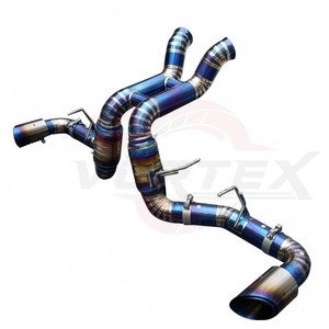 ท่อไอเสียแบบ Catback สีฟ้า Vortex Blue Burnt Titanium สำหรับ McLaren 570S 540C 3.8T V8 ปี 2015-2021 แบบปลายคู่ ชุดแต่งเพิ่มประสิทธิภาพ - Product Image 5