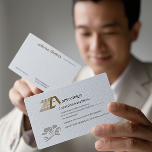 Tùy chỉnh thẻ tín dụng Kích thước thẻ kinh doanh với dập nổi Số lớp phủ cho chất lượng cao PVC thẻ kinh doanh - Product Image 1