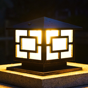 Năng lượng mặt trời Powered đèn cảm biến không thấm nước ngoài trời sân hàng rào năng lượng mặt trời <span class=keywords><strong>LED</strong></span> Cổng trụ cột ánh sáng cho vườn - Product Image 3