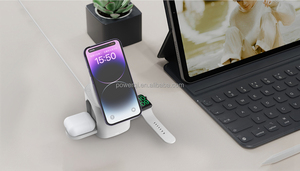 Migliore vendita 3 in 1 15W caricatore Wireless veloce cubo ricarica senza fili su <span class=keywords><strong>Alba</strong></span> per iphone Smart Watch auricolari per iphone 15 16 - Product Image 6