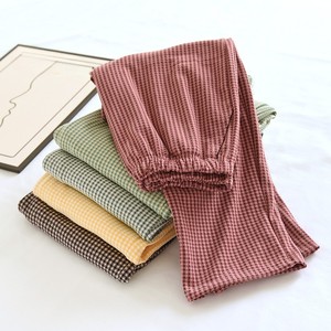 Venta al por mayor <span class=keywords><strong>de</strong></span> otoño e invierno <span class=keywords><strong>de</strong></span> <span class=keywords><strong>terciopelo</strong></span> fino Mujer/<span class=keywords><strong>hombre</strong></span> Pantalones <span class=keywords><strong>de</strong></span> <span class=keywords><strong>pijama</strong></span> pequeños cuadrados sueltos <span class=keywords><strong>de</strong></span> gran tamaño pantalones <span class=keywords><strong>de</strong></span> Casa Pijamas - Product Image 4