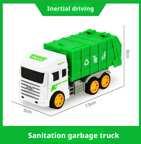 Camion de transport des ordures ménagères [ensaché]