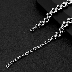 New Simple <b>Titanium</b> Steel <b>Chain</b> Collarbone Necklace Silver Plated Fashionable Popular Design Women's Necklaces Wholesale Jewelry - Product Image 3