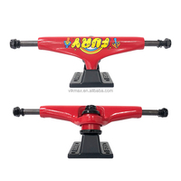 Trucks de skateboard Fury Gravity en alliage moulé sous pression 5.25/5.5 pouces, double rocker creux, roulements ABEC-7 haute performance, durables pour la vente en gros