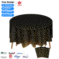 Nappe de table en plastique jetable, imperméable et résistante à l'huile, faite à la main, moderne, décorative, marque KS, couleur et logo personnalisables pour la maison des enfants