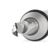 Fresa de carburo sólido TCT de doble filo para fresado y grabado de madera maciza, madera dura y aglomerado