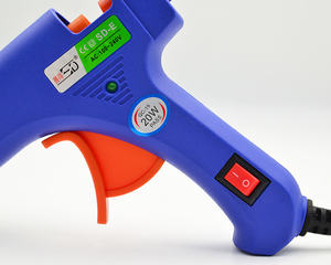 Pistola de Cola Quente Pequena Doméstica 20W DIY para Grampos de Cabelo e Bijuterias para Derreter Cola em Plástico Papel e Metal - Product Image 2