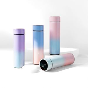 Promotional Drinkware 2024 High Quality Stainless Steel Flask Drink Fitness Gym 500Ml Led Water Bottle with Lid - Product Image 2