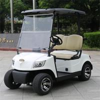 Voiturette de golf électrique 2 places Marshell DC-M2, buggy à quatre roues pour le transport sur le parcours